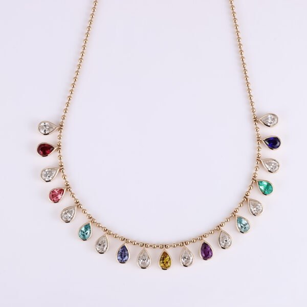 Rainbow Dopamine Nurture Diamond Necklace