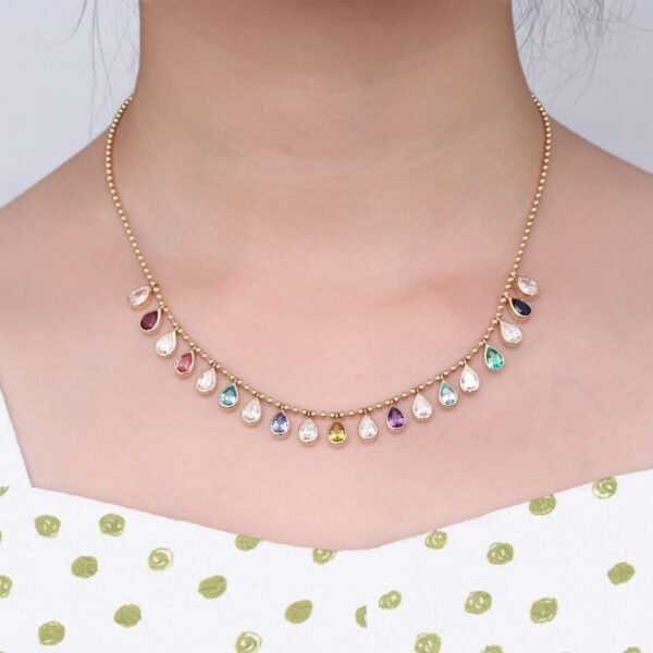 Rainbow Dopamine Nurture Diamond Necklace - Image 8