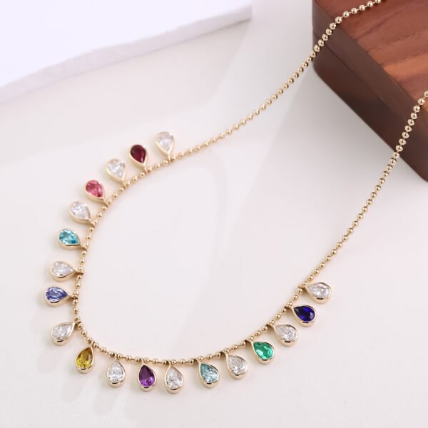 Rainbow Dopamine Nurture Diamond Necklace - Image 3