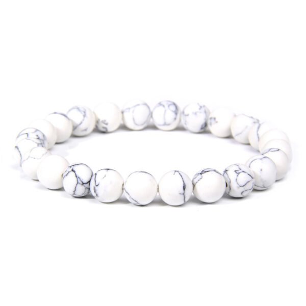 “Calm” Howlite Bracelet-8mm
