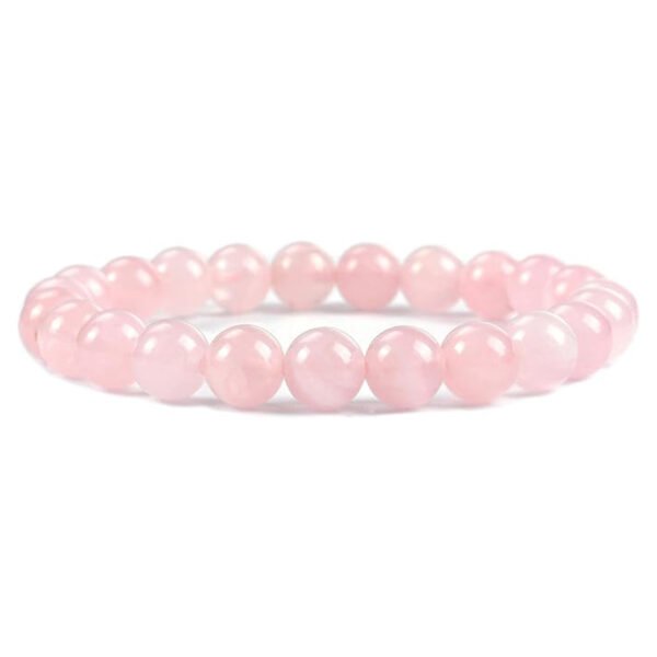 “Love” Rose Quartz Bracelet-8mm
