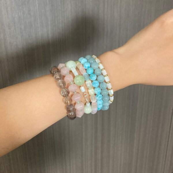 Mother-of-pearl Column Bead Bracelet - Image 7
