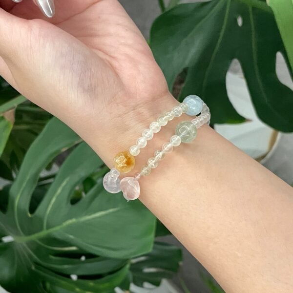 Double-Wrap Planet Crystal Bracelet - Image 4