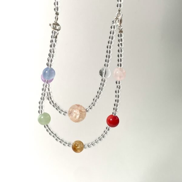 Artisan Modular ​​Nebula Bracelet & Necklace Jewelry Set - Image 4