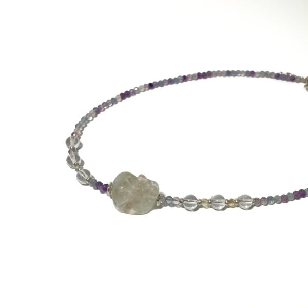 Artisan PIXIU Fluorite Pendant Necklace - Image 2