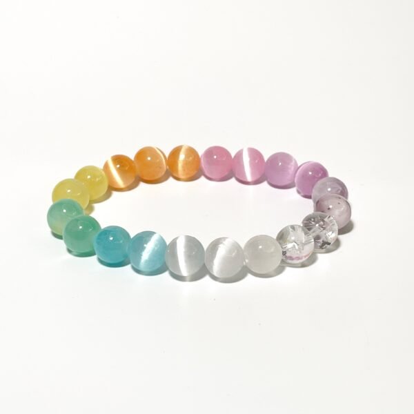 "Healing“ Rainbow Selenite Bracelet