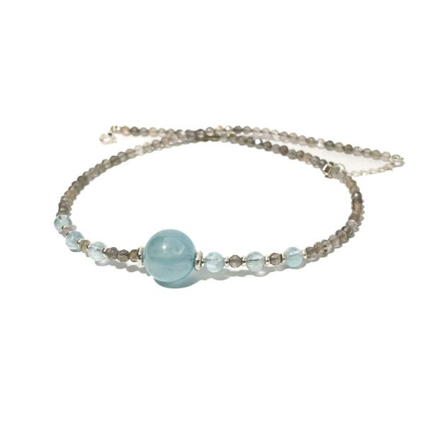 Artisan Aquamarine Pendant Necklace